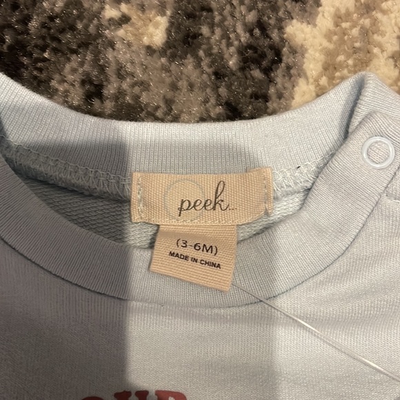 PEEK sz 3-6M Change your point of view shirt/pants set NWT - Picture 4 of 5